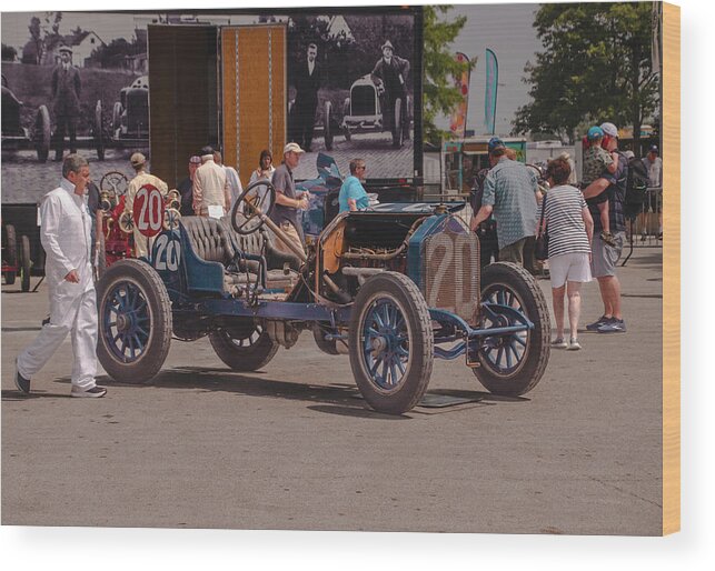 Svra Wood Print featuring the photograph 1911 National Racer by Josh Williams