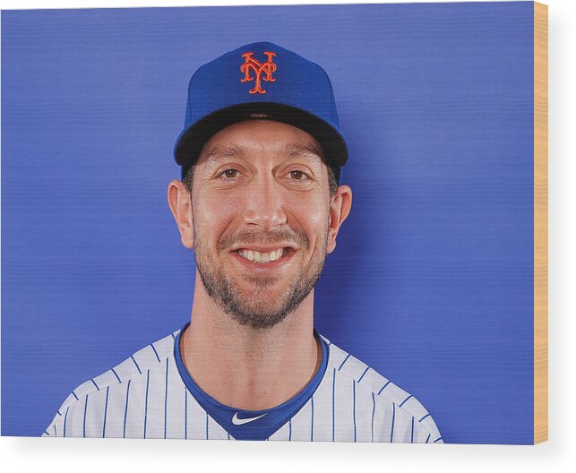 Media Day Wood Print featuring the photograph Jerry Blevins #3 by Kevin C. Cox
