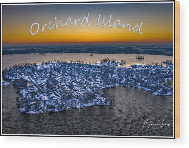  Wood Print featuring the photograph Orchard Island Sunrise #4 by Brian Jones