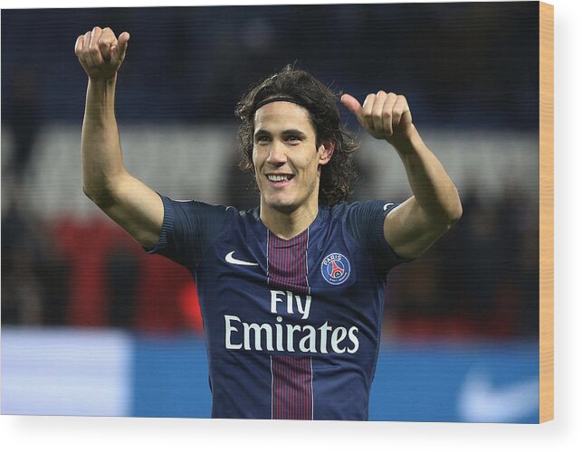 People Wood Print featuring the photograph Paris Saint-Germain v Lille OSC - Ligue 1 #5 by Jean Catuffe
