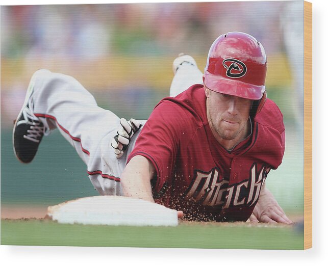 Motion Wood Print featuring the photograph Aaron Hill by Christian Petersen
