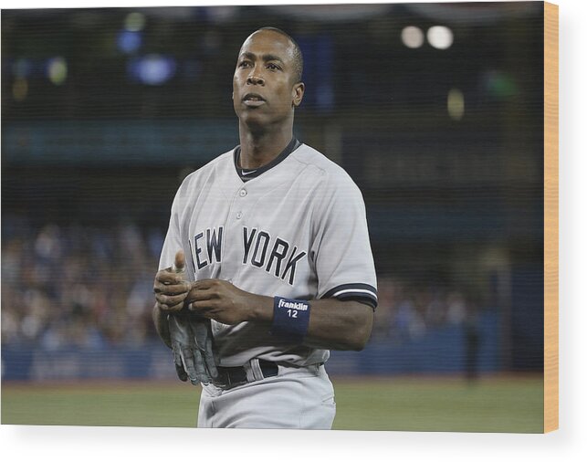 Alfonso Soriano Wood Print featuring the photograph Alfonso Soriano by Tom Szczerbowski