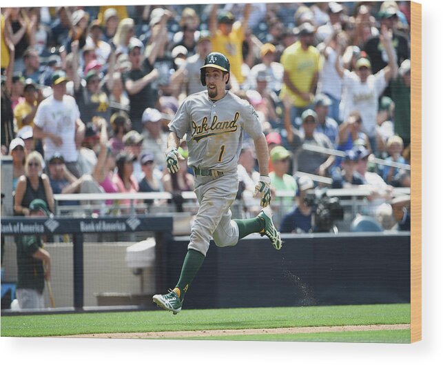 Ninth Inning Wood Print featuring the photograph Billy Burns by Denis Poroy