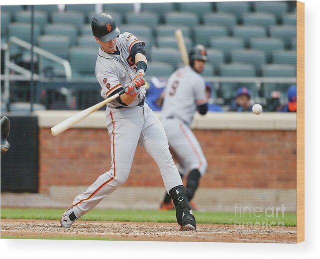 People Wood Print featuring the photograph Buster Posey by Jim Mcisaac