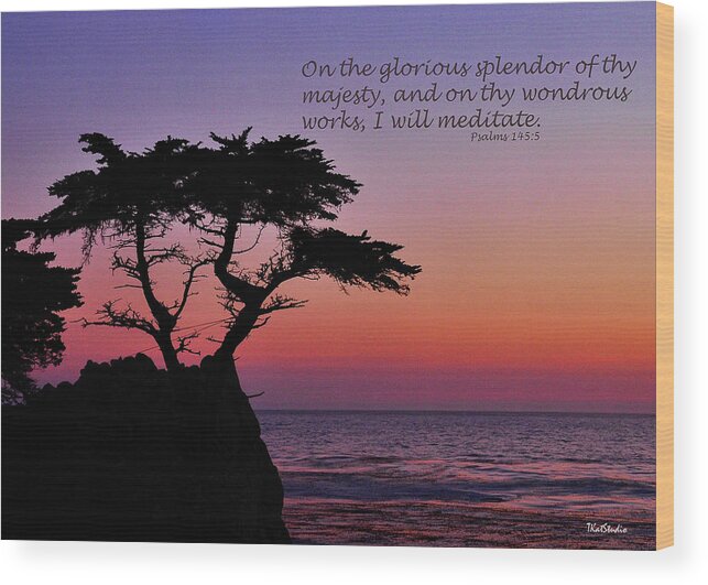 California Wood Print featuring the photograph Glorious Splendor by Tim Kathka