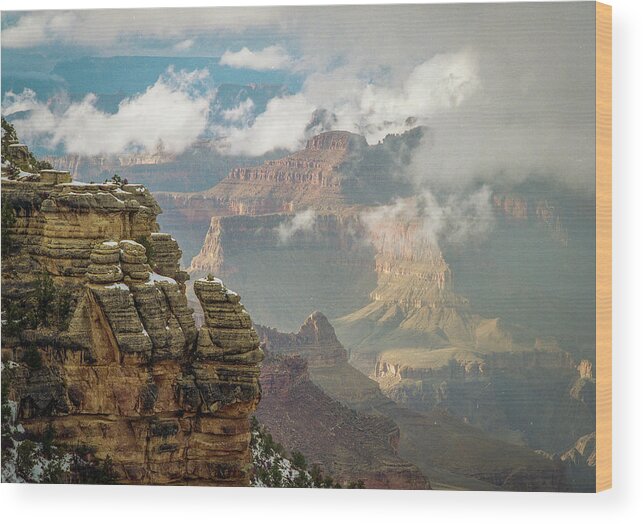 Grand Canyon Wood Print featuring the photograph Grand Canyon by Jim Mathis