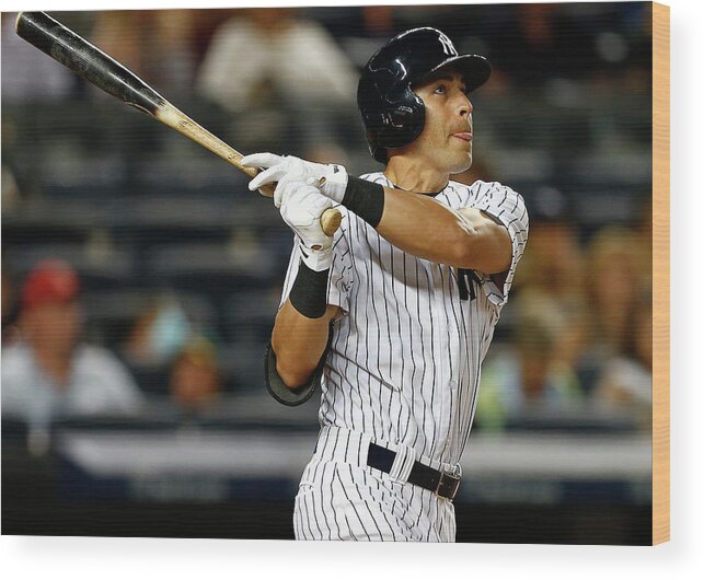 Jacoby Ellsbury Wood Print featuring the photograph Jacoby Ellsbury by Rich Schultz