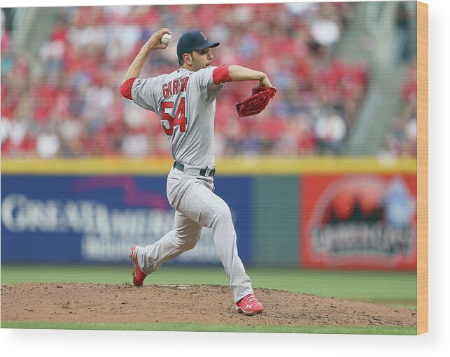 Great American Ball Park Wood Print featuring the photograph Jaime Garcia by Andy Lyons