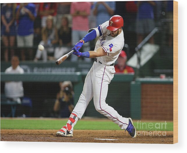 Ninth Inning Wood Print featuring the photograph Joey Gallo by Rick Yeatts