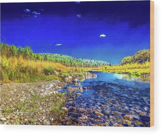 River Wood Print featuring the photograph Give Me A Reason by Tammy Bryant