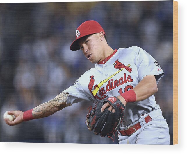 St. Louis Cardinals Wood Print featuring the photograph Kolten Wong by Harry How