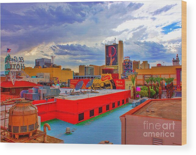  Wood Print featuring the photograph Las Vegas Daydream by Rodney Lee Williams