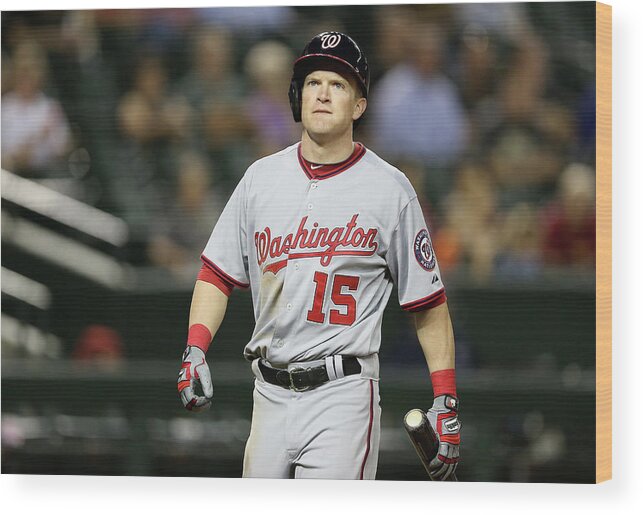 National League Baseball Wood Print featuring the photograph Nate Mclouth by Christian Petersen