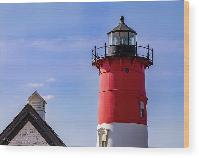 Seascapes Wood Print featuring the photograph Nauset Lighthouse by David Lee