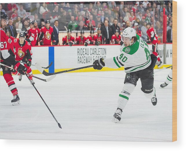 National Hockey League Wood Print featuring the photograph NHL: MAR 16 Stars at Senators by Icon Sportswire