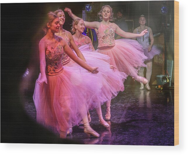 Ballerina Wood Print featuring the photograph Ping Faries by Craig J Satterlee