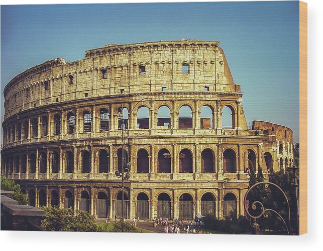 Italy Wood Print featuring the photograph Roma II by Nisah Cheatham