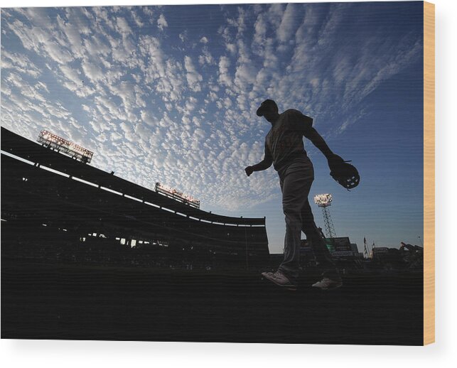 Ryon Healy Wood Print featuring the photograph Ryon Healy by Kevork Djansezian