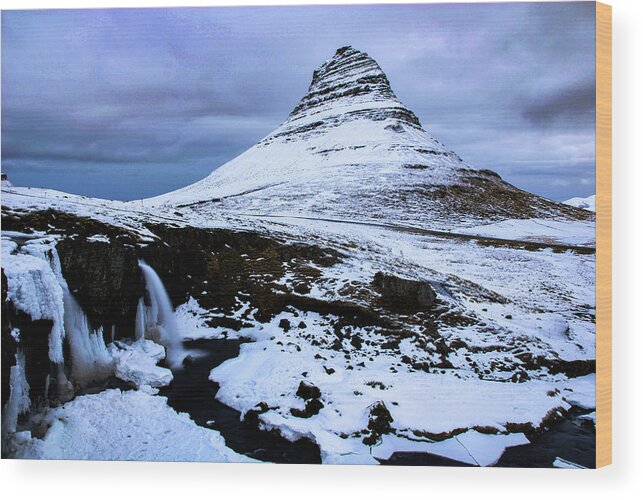 Snaefellsnes Peninsula Wood Print featuring the photograph The Cold Light Of Day - Snaefellsnes Peninsula, Iceland by Earth And Spirit