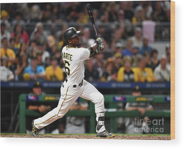 People Wood Print featuring the photograph Starling Marte by Joe Sargent