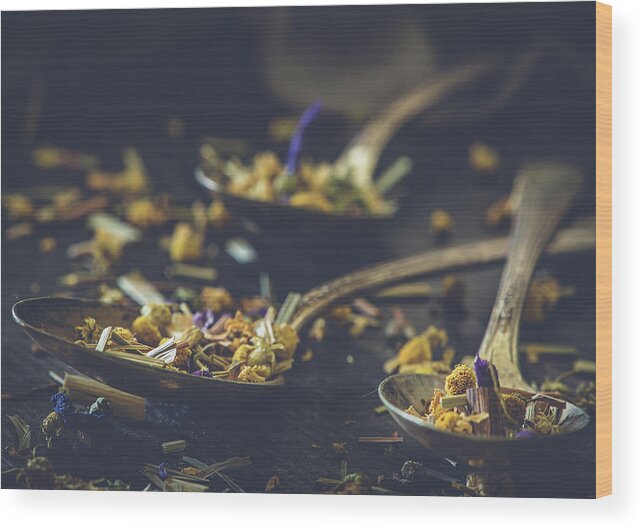 Tea Wood Print featuring the photograph Tea Time by Lori Rowland