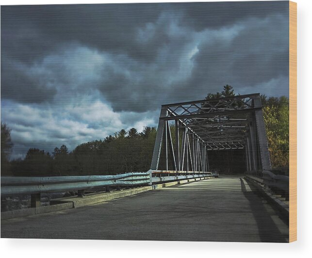 Bridge Wood Print featuring the photograph The Bridge by Jerry LoFaro