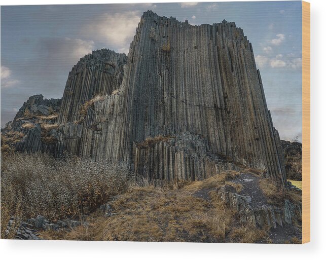 Rock Wood Print featuring the photograph The land of rocks. by Jaroslaw Blaminsky