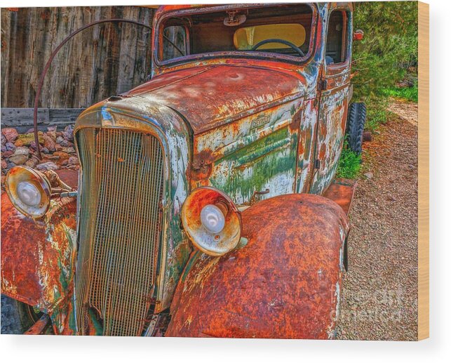  Wood Print featuring the photograph The Old Boss by Rodney Lee Williams