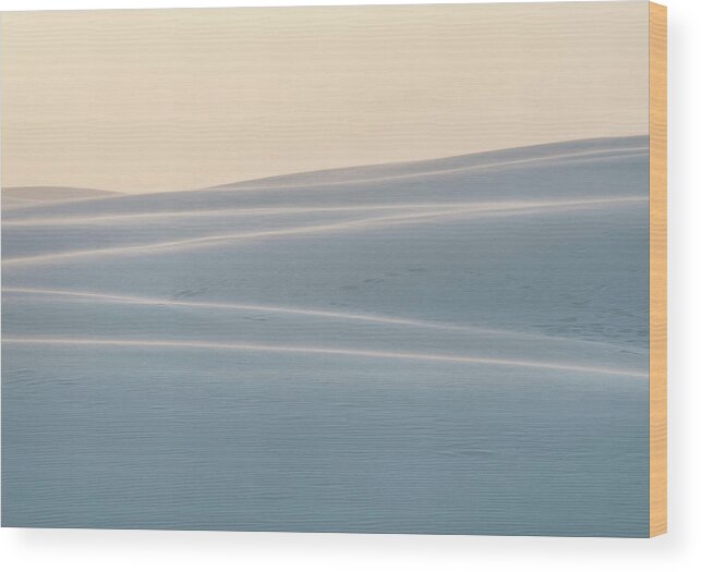 White Sands Wood Print featuring the photograph White Sands by Steven Keys