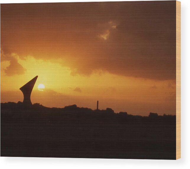  Wood Print featuring the photograph Okinawa Sunset by Curtis J Neeley Jr