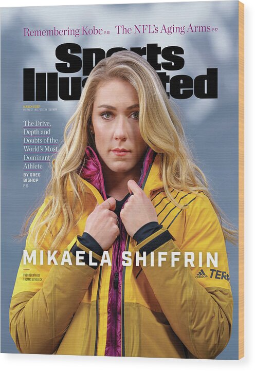 Skiing Wood Print featuring the photograph Mikaela Shiffrin, Sports Illustrated, March 2020 Sports Illustrated Cover by Sports Illustrated