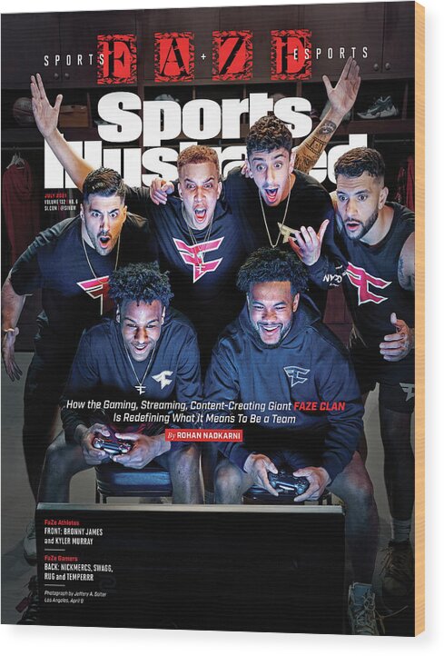 Faze Clan Wood Print featuring the photograph FaZe Clan, eSports and Gaming by Sports Illustrated