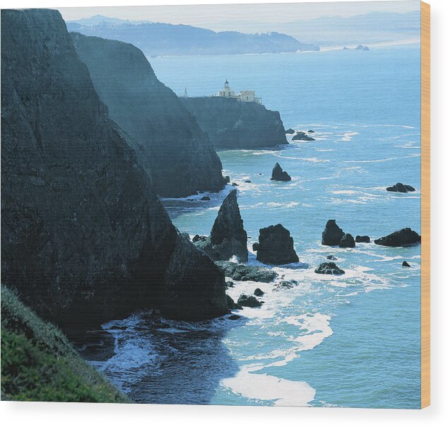 Marin County Wood Print featuring the photograph Marin Coastline by Douglas Pulsipher