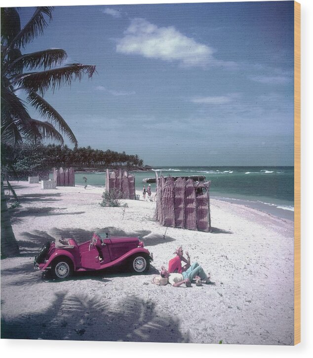 Montego Bay Wood Print featuring the photograph John Rawlings by Slim Aarons