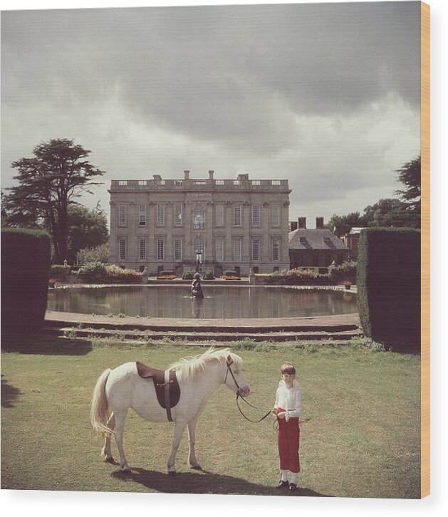 Horse Wood Print featuring the photograph Lord Of All I Survey by Slim Aarons