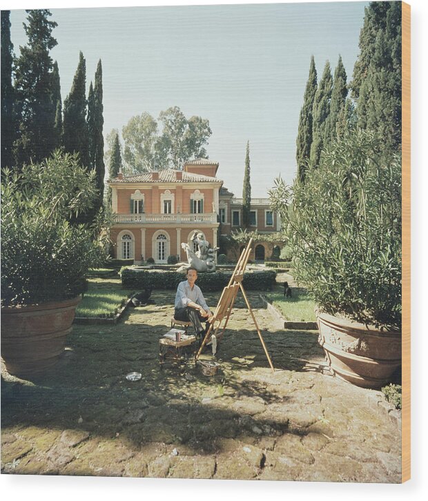 Artist Wood Print featuring the photograph Principe Enrico Dassia by Slim Aarons
