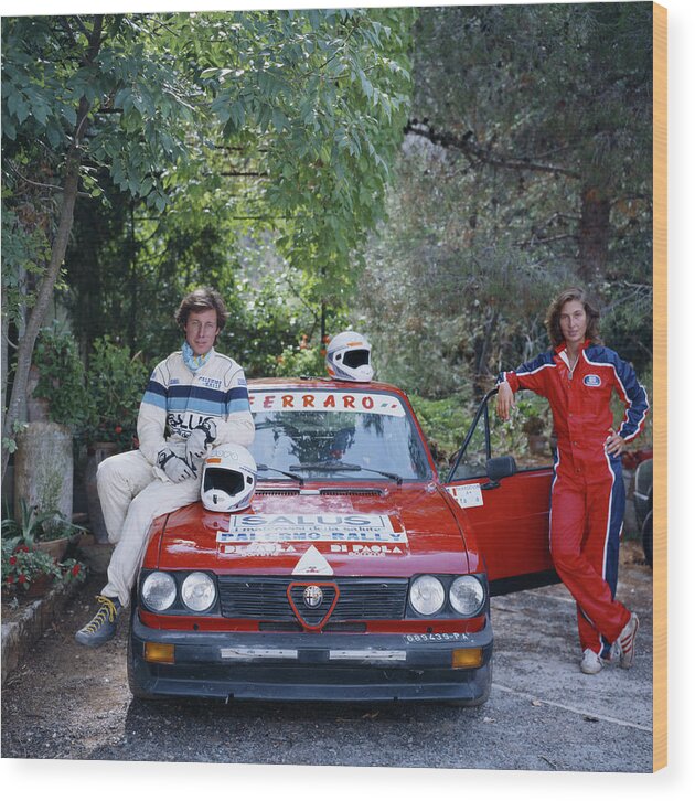 1980-1989 Wood Print featuring the photograph Rallying Aristocracy by Slim Aarons