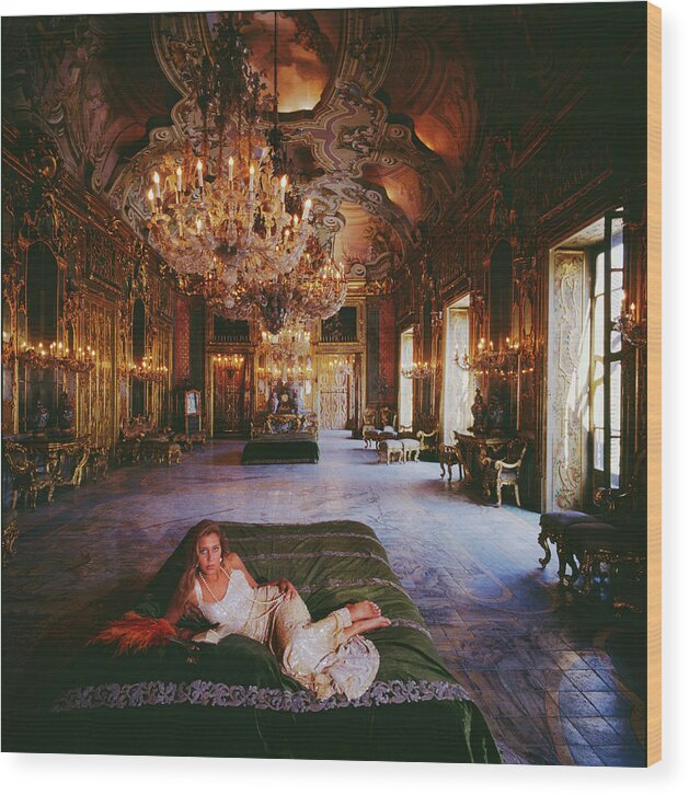 1980-1989 Wood Print featuring the photograph San Vicenzo by Slim Aarons