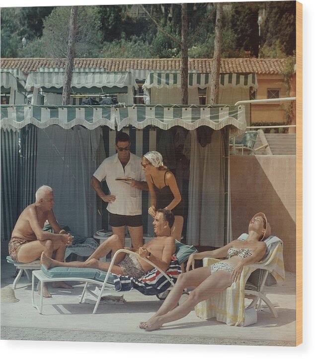 1950-1959 Wood Print featuring the photograph Summer In Monaco by Slim Aarons