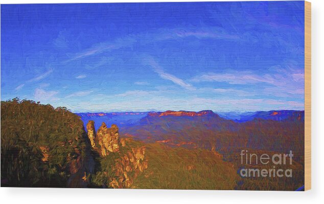 Three Sisters Wood Print featuring the photograph Three Sisters #2 by Sheila Smart Fine Art Photography