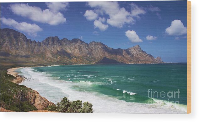 South Africa Wood Print featuring the photograph False Bay Drive by Jeremy Hayden