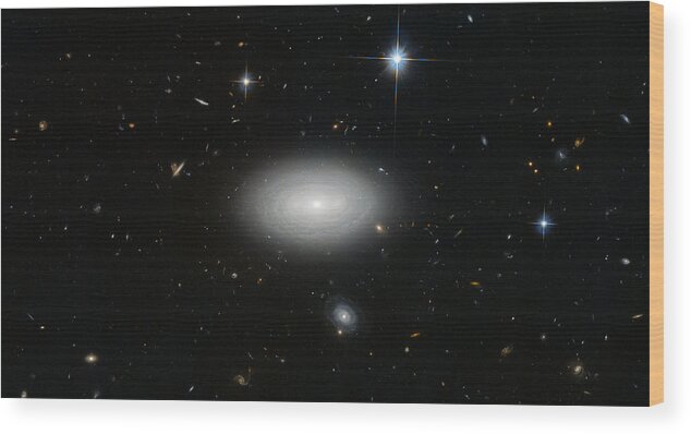 Interstellar Gas Wood Print featuring the photograph Galaxies by Science Source