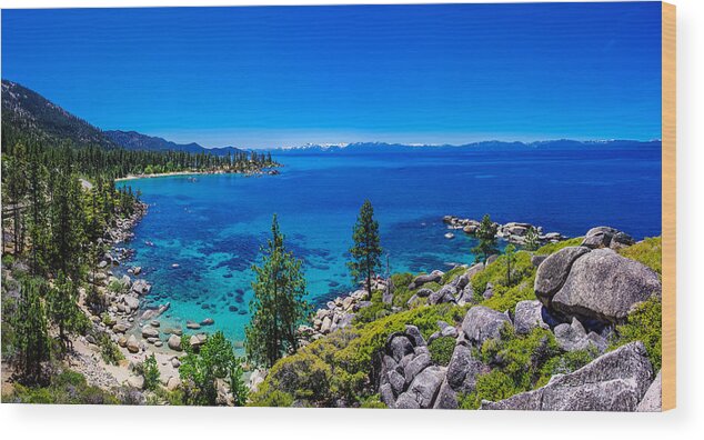 America Wood Print featuring the photograph Lake Tahoe Summerscape by Scott McGuire