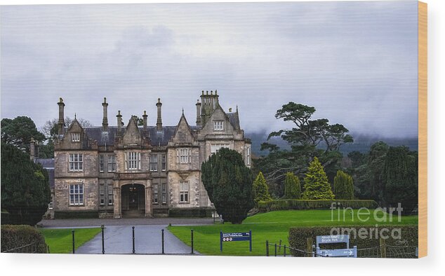 Muckross House Wood Print featuring the photograph Muckross House by Imagery by Charly
