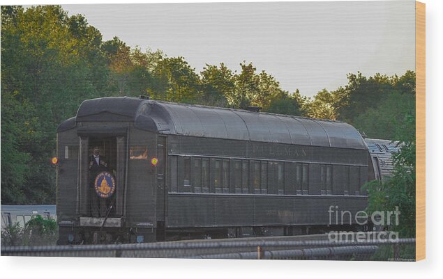 Car Wood Print featuring the photograph Pullman Dover Harbor Passenger by Jeff at JSJ Photography