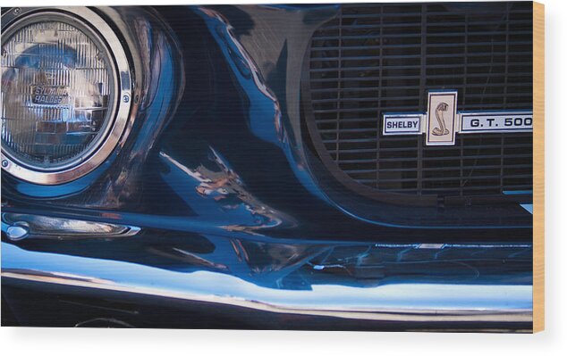 67 Wood Print featuring the photograph 1967 Ford Mustang Shelby GT500 by David Patterson