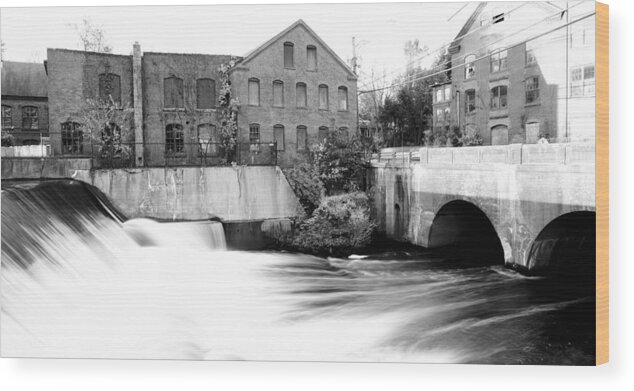New England Wood Print featuring the photograph Old New England Mill by Kyle Lee