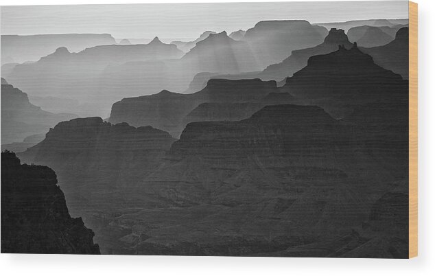 Grand Canyon National Park Wood Print featuring the photograph Grand Canyon Arizona #12 by Shankar Adiseshan