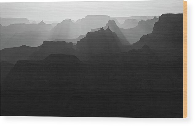 Grand Canyon National Park Wood Print featuring the photograph Grand Canyon Arizona #13 by Shankar Adiseshan