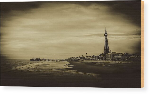Blackpool Wood Print featuring the photograph Beautiful Blackpool #2 by Mountain Dreams